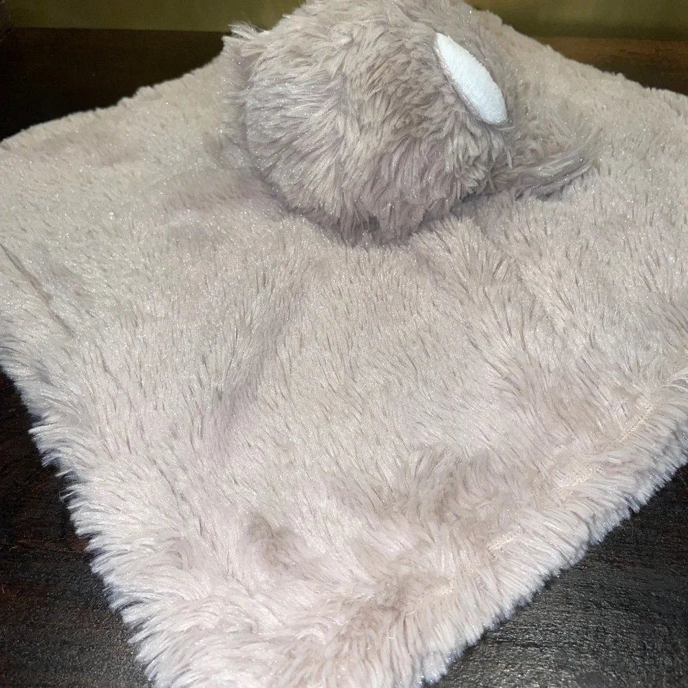 Lovey Plush Teddy Bear Super Soft Toy Security Blanket 14 x 15 - Picture 7 of 8